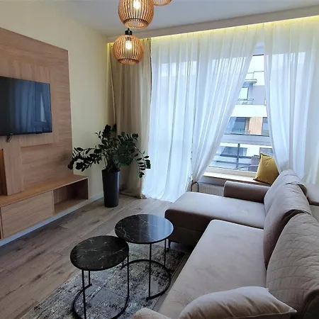 Apartmán Przytulny Przy Ksiezym Mlynie- Garaz- Klimatyzacja *