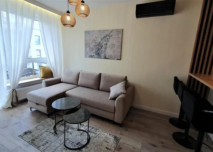 Przytulny Przy Ksiezym Mlynie- Garaz- Klimatyzacja Апартаменты